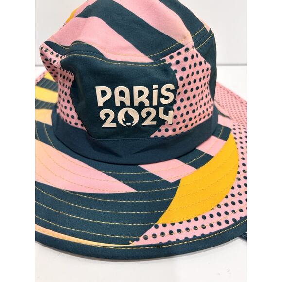 Paris 2024 Decathalon Olympics Games Volunteer Employee Bucket Sun Hat Large 60 - Picture 2 of 7